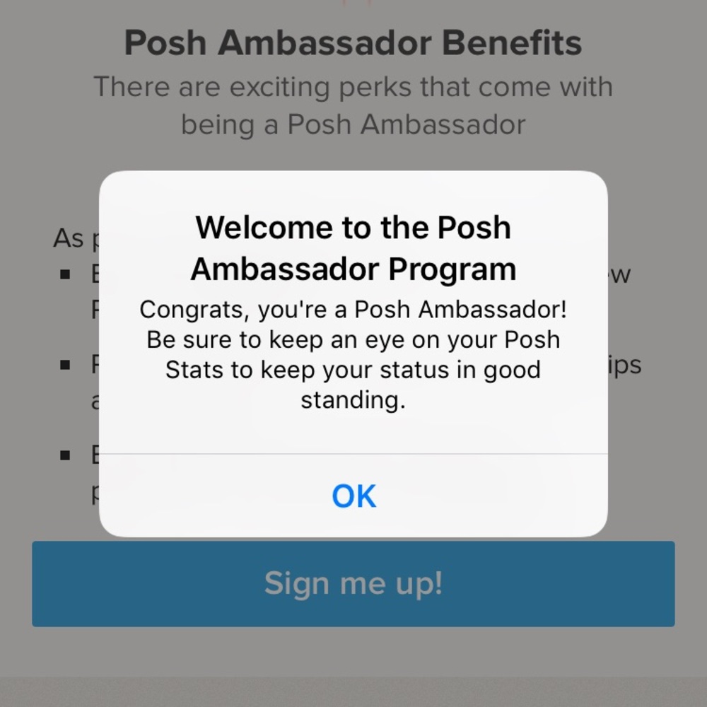 🎉I’M A POSH AMBASSADOR!!!🎉